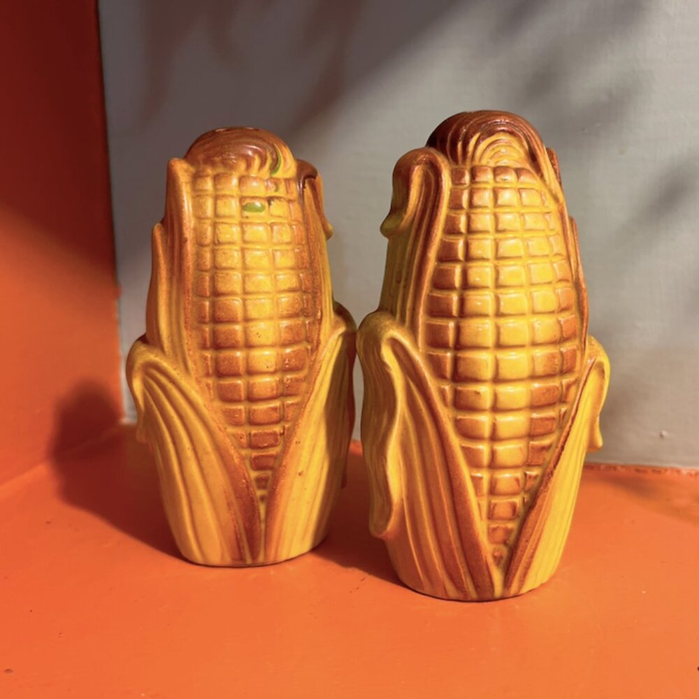 Vintage Corn on the Cob Salt & Pepper Shakers